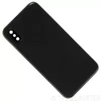 Задняя крышка корпуса в сборе с рамкой для Apple iPhone XS, черная