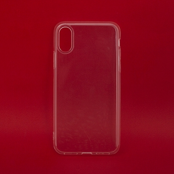 Силиконовый чехол "LP" для Apple iPhone X, XS, прозрачный (коробка)