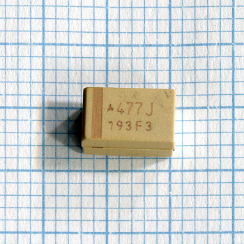 Танталовый конденсатор 6, 3V 470UF