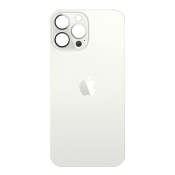 Задняя крышка (стекло) для iPhone 13 Pro Max (серебристая)