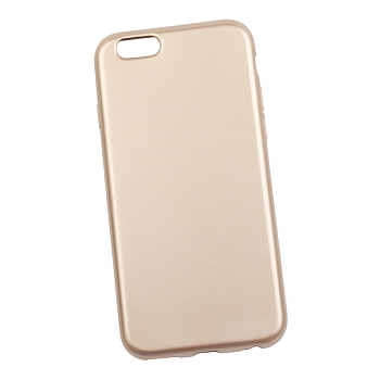 Силиконовый чехол "LP" для Apple iPhone 6, 6S TPU, золотой, непрозрачный