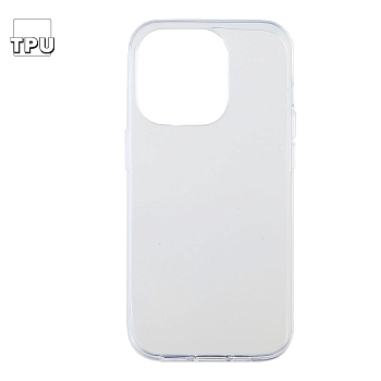 Силиконовый чехол "LP" для iPhone 14 Pro TPU (прозрачный) европакет