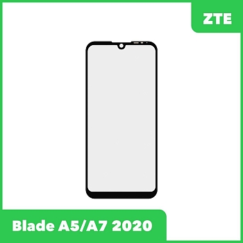 Стекло для переклейки дисплея ZTE Blade A5, A7 2020, черный