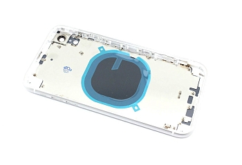 Задняя крышка (корпус) в сборе с рамкой для Apple iPhone XR white