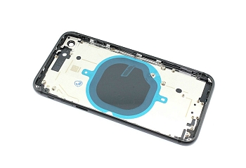 Задняя крышка (корпус) в сборе с рамкой для Apple iPhone 8, Black