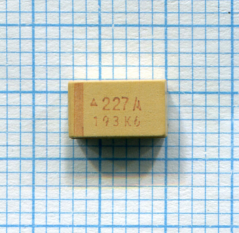 Танталовый конденсатор 6, 3V 220UF