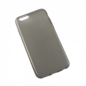 Силиконовый чехол "LP" для Apple iPhone 6, 6S ультратонкий, прозрачный, черный