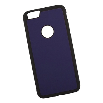 Защитная крышка "LP" для Apple iPhone 6 Plus, 6S Plus "Термо-радуга" фиолетовая-розовая (европакет)