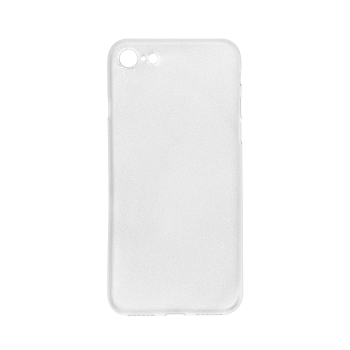 Защитная крышка для Apple iPhone 8, 7 (4, 7") матовый пластик 0, 4 мм, белая (упаковка пакетик)
