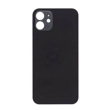 Задняя крышка (стекло) для iPhone 12 (черная)