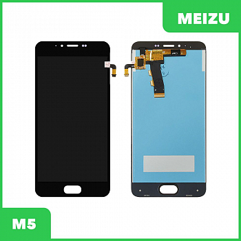 LCD дисплей для Meizu M5 (М611Н) с тачскрином (черный)