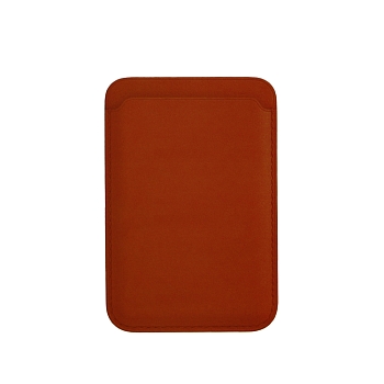 Чехол-бумажник Apple iPhone Leather Wallet MagSafe (кожа, коробка, красный)