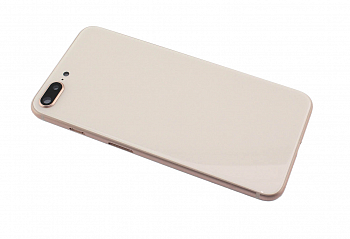Задняя крышка (корпус) в сборе с рамкой для Apple iPhone 8 Plus, pink (Rose Gold)
