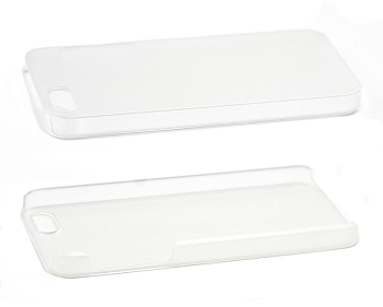 Защитная крышка для Apple iPhone 5, 5S, SE ультратонкая (белая матовый пластик (европакет))