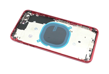 Задняя крышка (корпус) в сборе с рамкой для Apple iPhone 8 Plus, Red