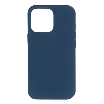 Накладка UNBROKE liquid silicone case MagSafe support для iPhone 13 Pro, синяя