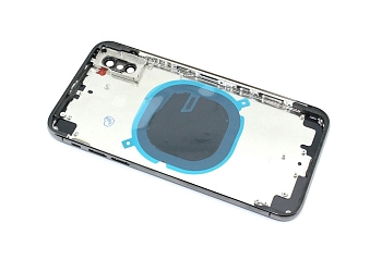 Задняя крышка (корпус) в сборе с рамкой для Apple iPhone X black