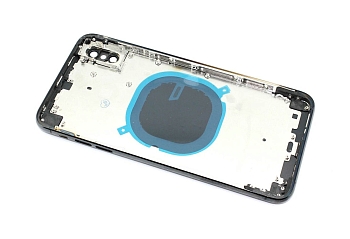 Задняя крышка (корпус) в сборе с рамкой для Apple iPhone Xs Max Black